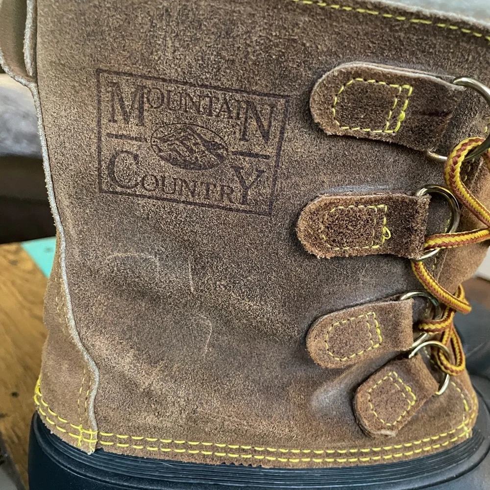 Leather/Rubber Boots M9/W11 Mountain Country